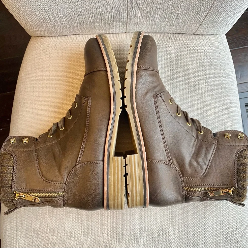 Brown Leather Women's Boots - Picture 5 of 8